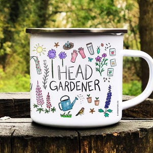 Head Gardener Enamel Mug