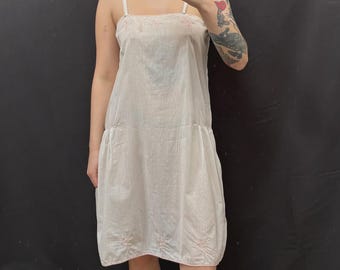 Vintage 1920s Cotton Slip
