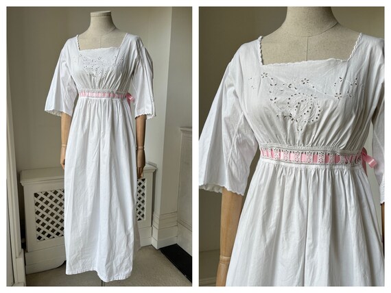 Cotton empire waist nightgown deals