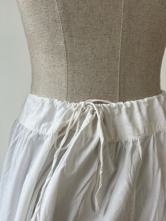 XL 1910s Edwardian Petticoat Skirt with Lace Trim - image 9