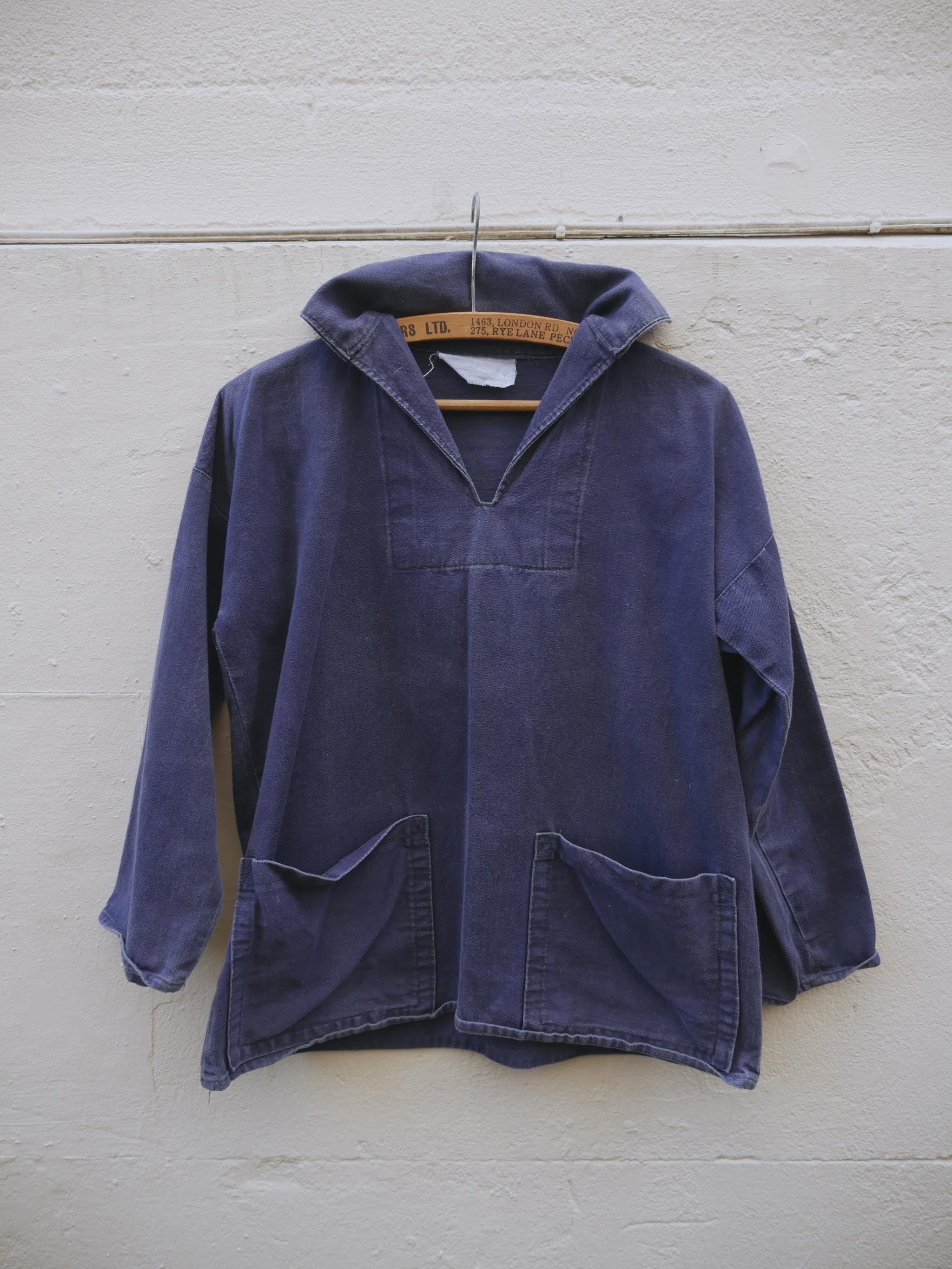 Fisherman Artist Denim Smock - Etsy