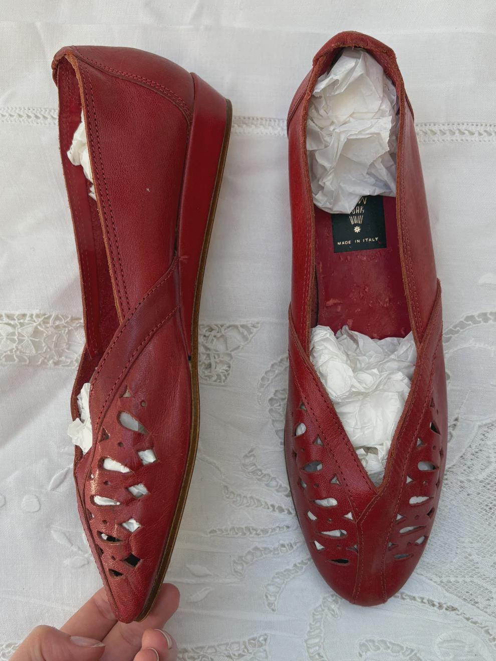 1960s Red Shoes UK