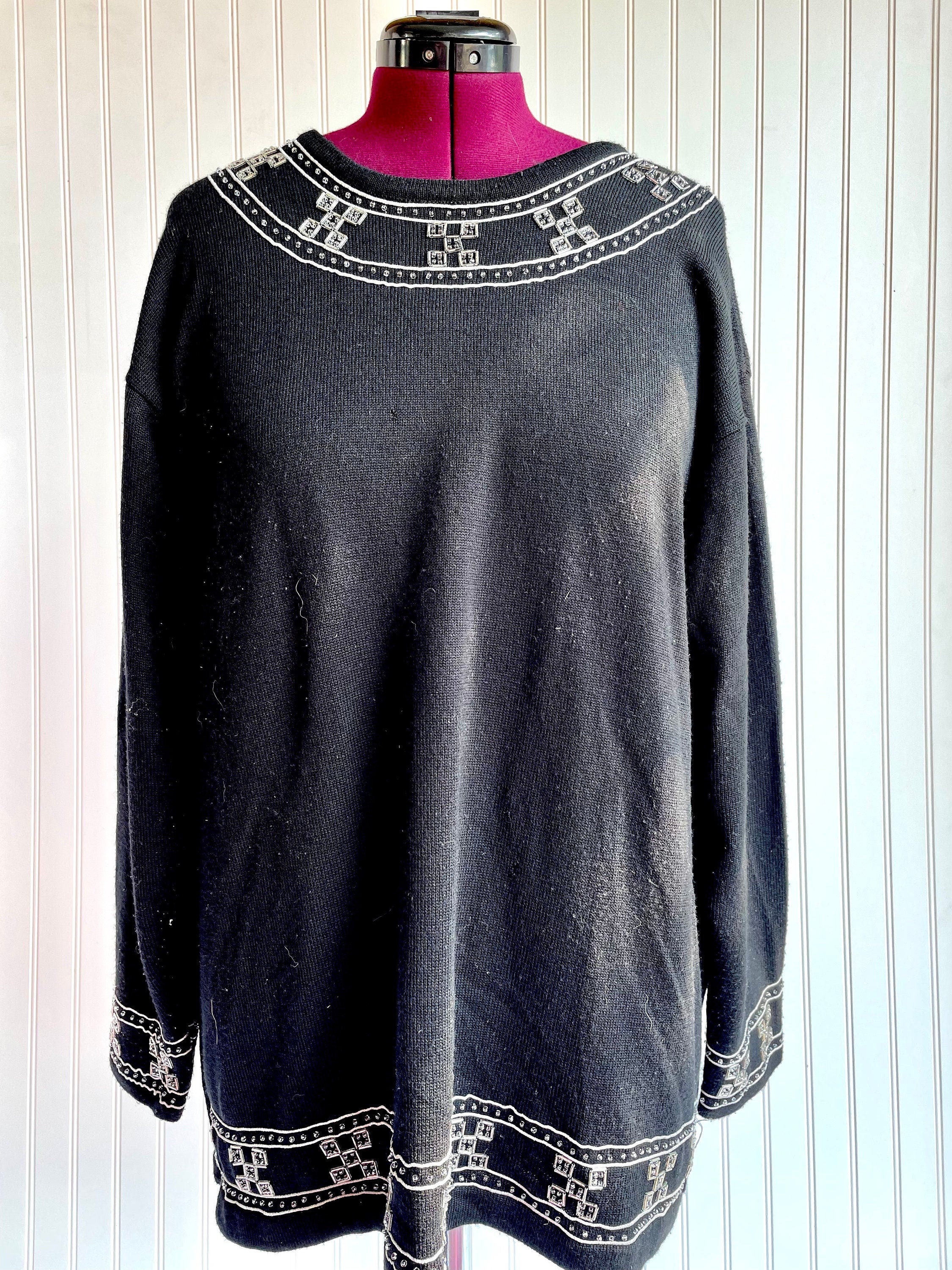 plus size silver sweater