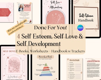 Coaching Worksheet Canva Templates, Coaching Canva Templates, Lead Magnet Templates, Coach Template Bundle, Life Coach Worksheet Bundle