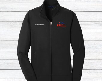 Custom Full Zip Jacket, Custom Logo Jacket Conference, Business