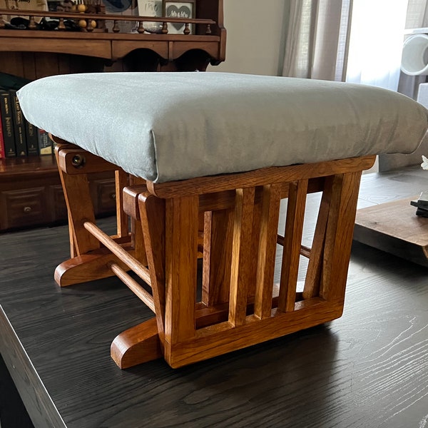 Hand Crafted Gliding Ottoman