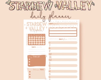 Stardew Valley Dagelijkse Taakplanner