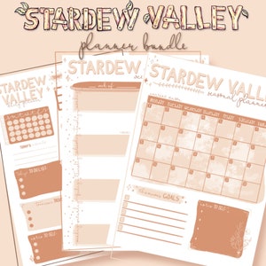 Stardew Valley Task Planner *BUNDLE*