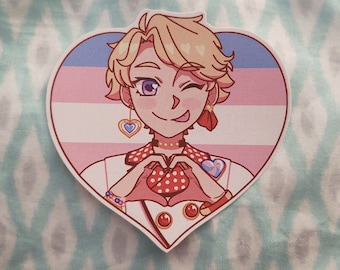Arashi Narukami Trans Heart Sticker