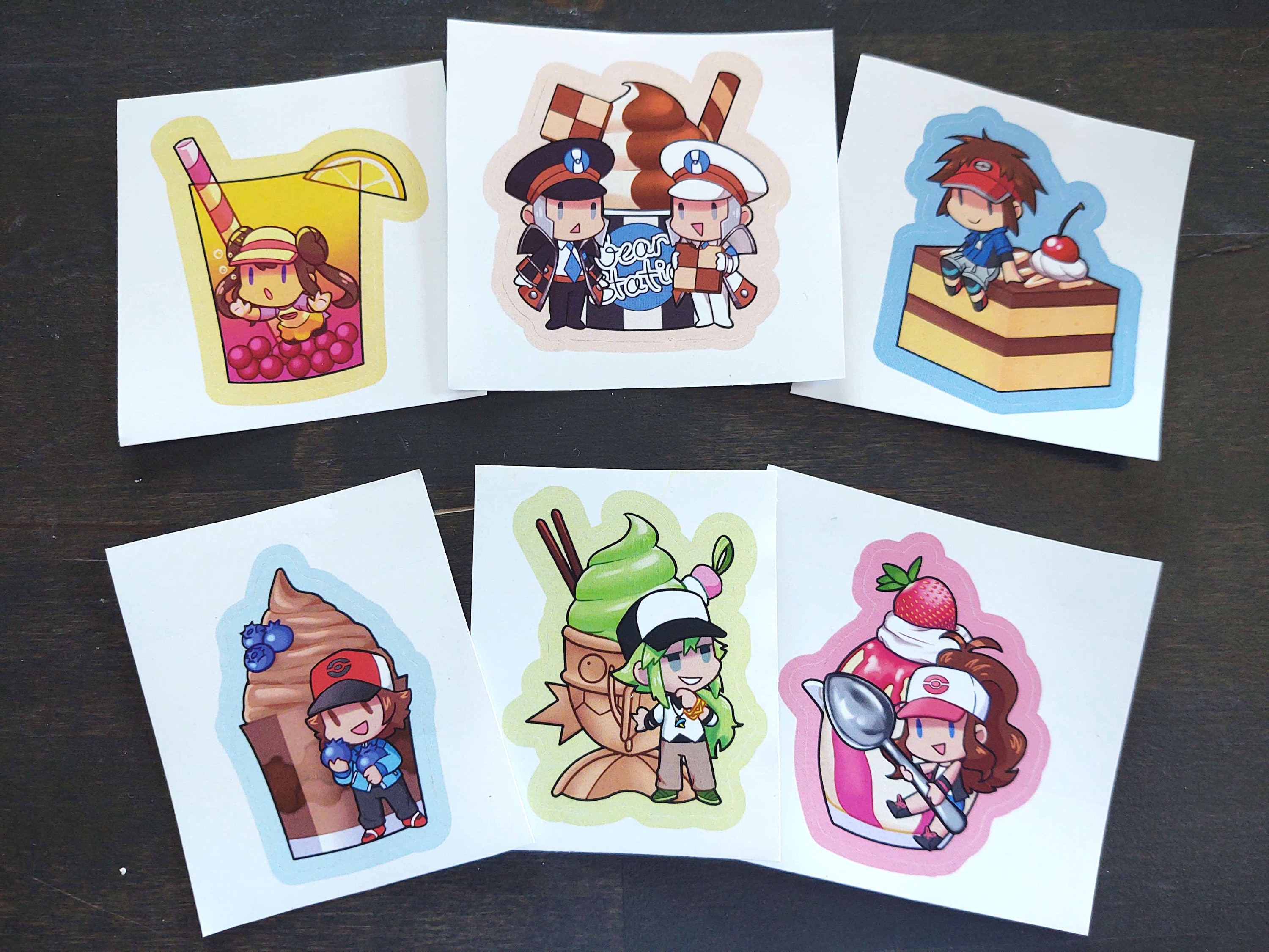 Pokemon Unova Stickers