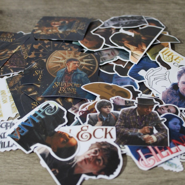 Shadow and Bone Matte Stickers Pack // Grishaverse //  TV Show // Books// Stickers // Quotes // Six of Crows // Waterproof