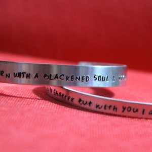 Zade Inspired Book Quote Bracelets || Haunting/ Hunting Adeline || Bookish Jewelry
