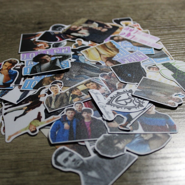 Jonas Bros Matte Stickers Pack // JoBros // Music // Stickers // Lyrics // Waterproof