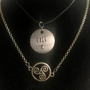 Teen Wolf inspired Hale Family Double Necklace