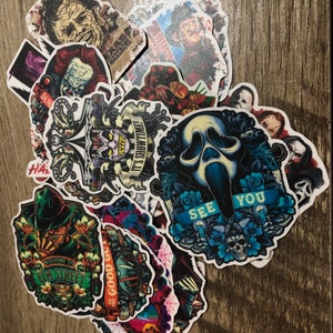 Horror Matte Stickers // Horror Icons // Halloween // Wasserfest