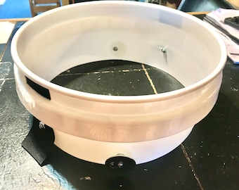 WHITE glowy Bucket Extension KIT 4" high rise each, QUANTITY 2! 8" total