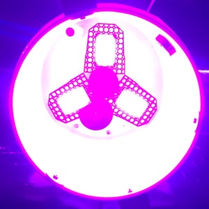 WHITE ECO stealth grow bucket Space Bucket w/LED grow light & Hygrometer now uses only 10 watts!!! image 6