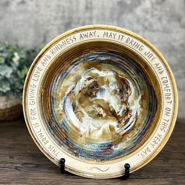 Pass Around Gift • Handmade Pottery Bowls • Giving Thanks Bowl • Family Gathering Gift
