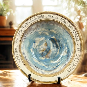 Hopes And Dreams • Wedding Gifts Couple • Handmade Pottery Bowls • Housewarming Bowl For Couple