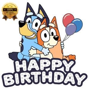 Bluey Cake Topper for Birthday Party