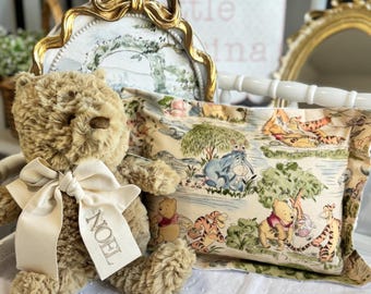 Peluche personalizado de Winnie the Pooh, regalo bordado para baby shower