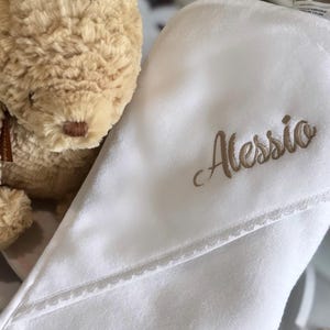 Custom Hooded Baby and Toddler Bath Towel Gift 100% Cotton