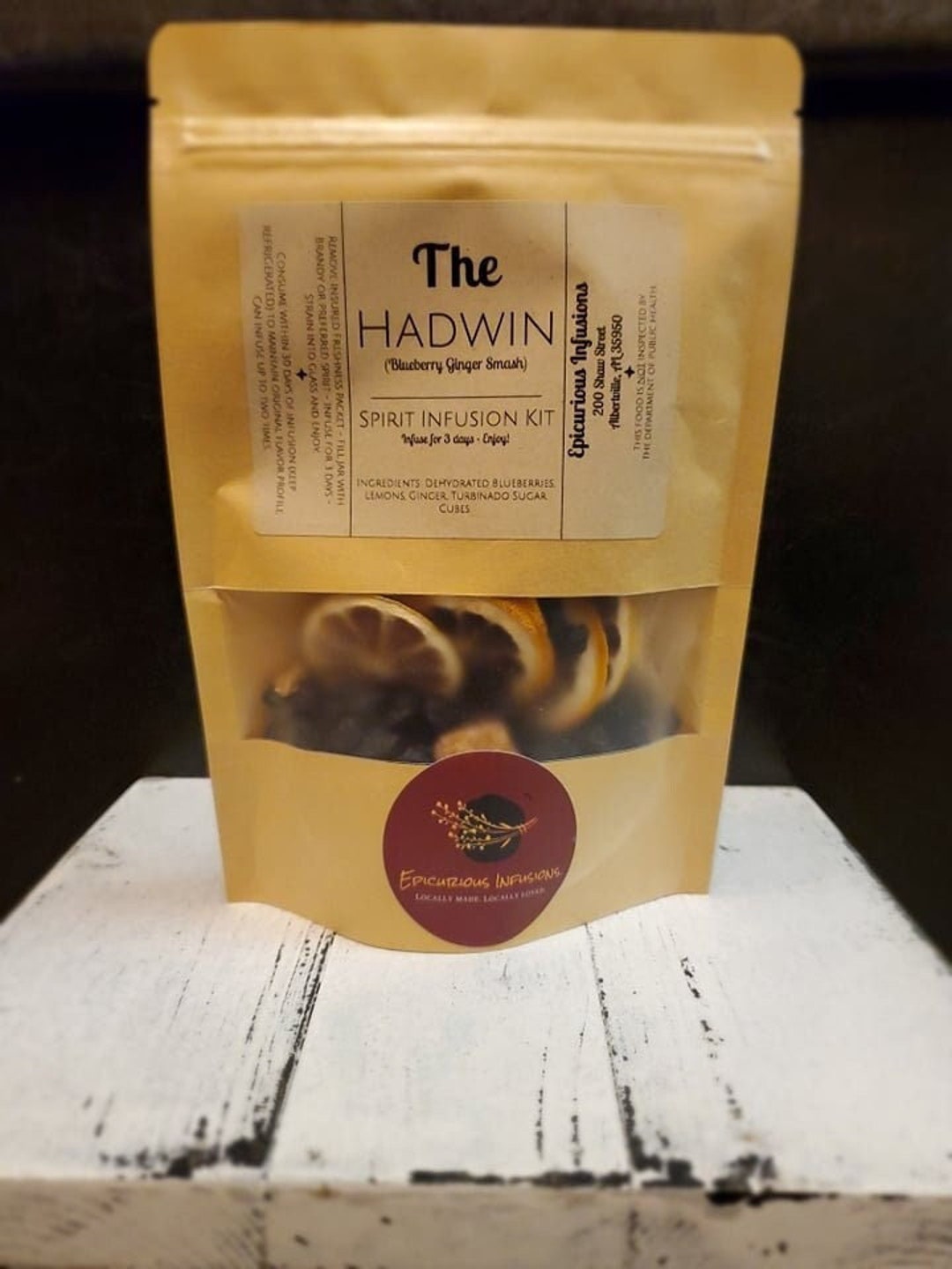 The Hadwin blueberry Ginger Smash Spirit Infusion Refill - Etsy