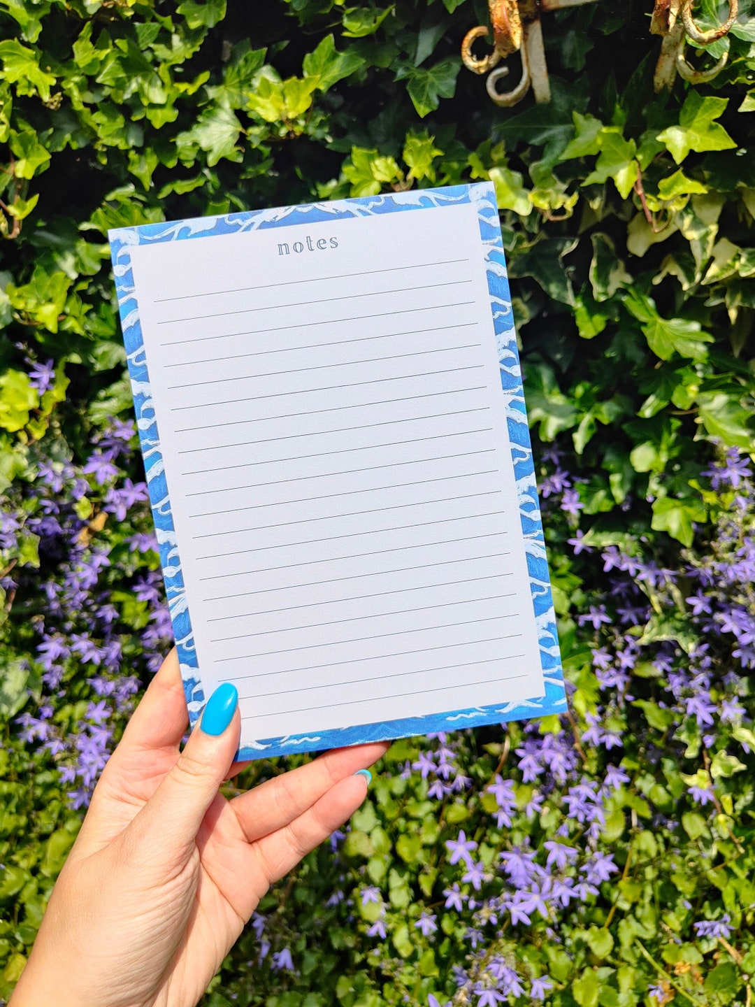 SUMMER COLLECTION: Ocean Waves Notepad - Etsy