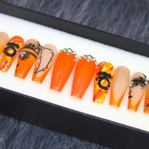 Zodiac Personalized Nails | Capricorn Zodiac Sign Press On Nails | Elegant Fake Nails Crystal Set | Luxury Nails | Gel X False Nails DD34