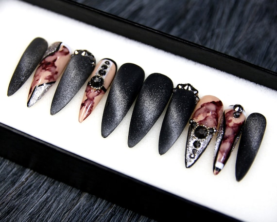 Etsy press on nails deals