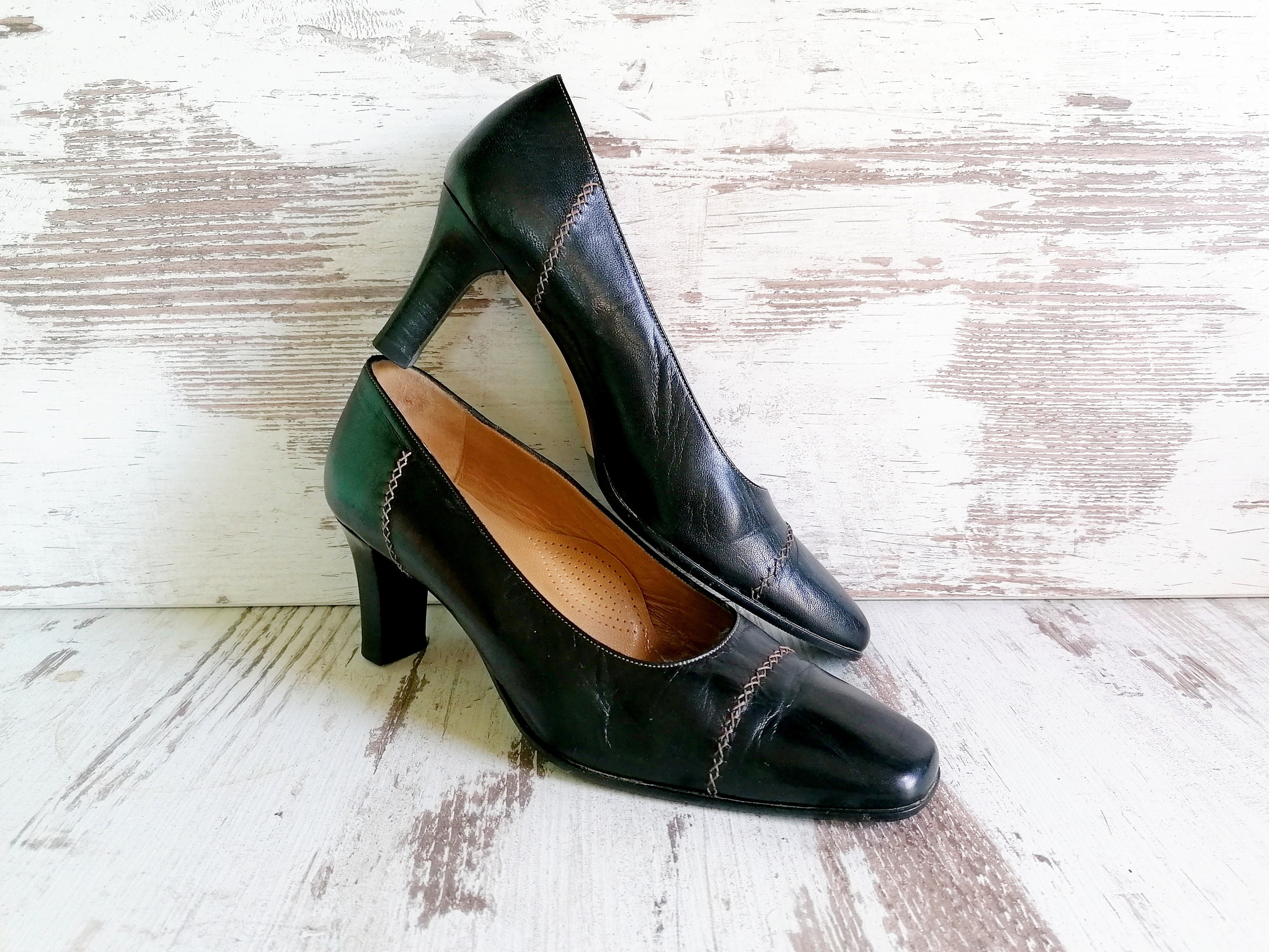 Vintage 80s pumps - Etsy Nederland