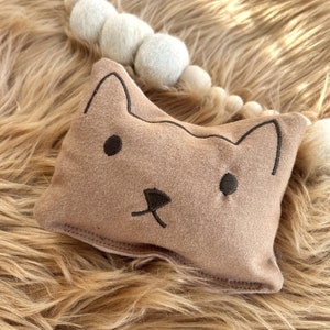 Cozy Kitty Crinkle Catnip Pillow