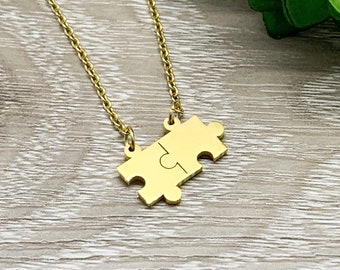 Autism Puzzle Piece Necklace - Etsy