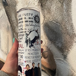 Supernatural Style Tumbler