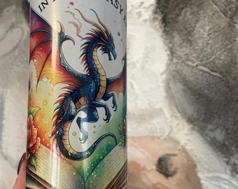 In My Fantasy Era Dragon Book Tumbler