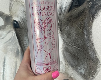 20oz Dark Romance Lover Tumbler – Dark, Spicy, & Unhinged Romance Aesthetic