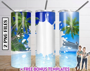 Cruise Skinny Tumbler 20oz Design, Add Your Own Text Cruise Tumbler Download, Cruise Design, Cruise, Vacation Tumbler, PNG