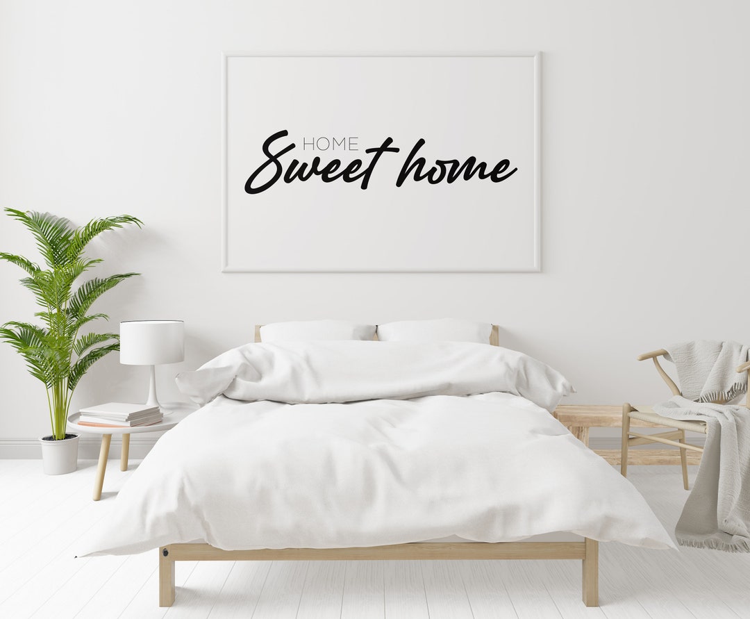 Home Sweet Home Printable Art, Digital Download - Etsy