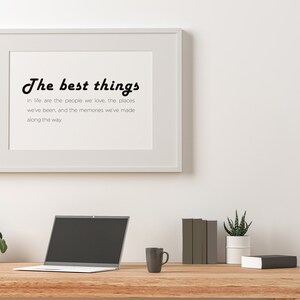 The best things in life, Home decor, Digital download