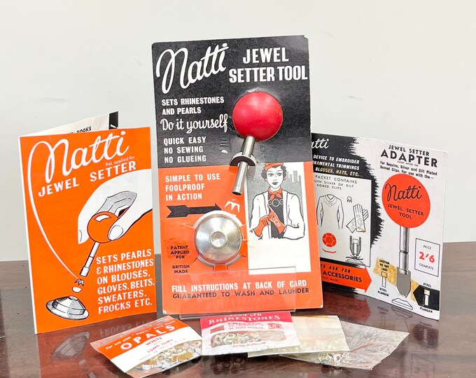 Hot FX Jewel Setter Set of Two Wands Jewel and Flat Back Etsy