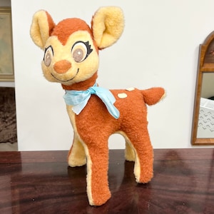 Vintage 1960’s 1970’s Walt Disney Characters Bambi Deer by California Stuffed Toys