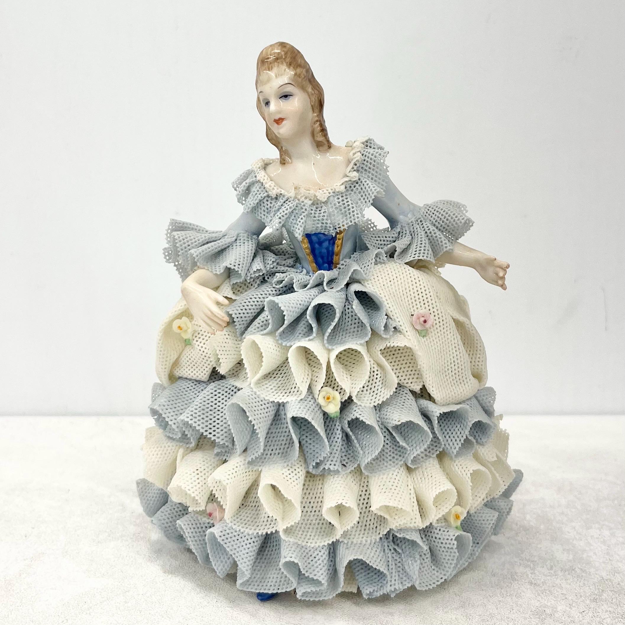 Irish dresden porcelain figurine - Etsy 日本
