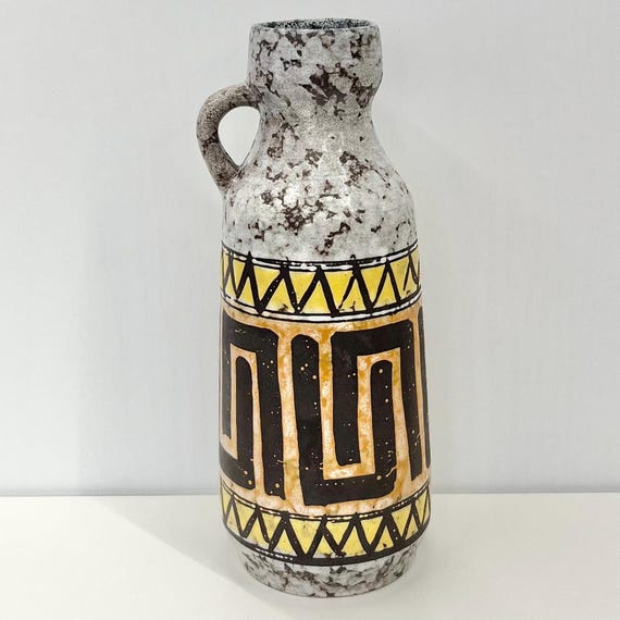 東ドイツ Strehlaの花瓶Fat lavaミッドセンチュリー 406 - メルカリ