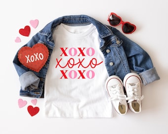 XOXO Tee | Valentines Day Heart Shirt | Valentines Day Shirt For Kids