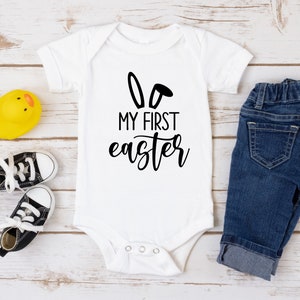 My First Easter Baby Bodysuit | First Easter Outfit | My First Easter Gift Idea | Easter Bunny Outfit | First Easter Baby Onesie