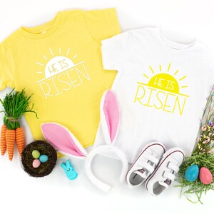 He Is Risen Tee | Christian Easter Shirts | He is Risen Shirt | Christian Kids Shirt | Motivational Christian Shirt | Bible Verse Shirt