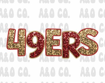 49ers PNG / Fútbol P ng / San Francisco png / Archivo Digital / Png de moda