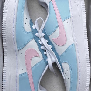 Custom Air Force 1 X Blue Colour Block 