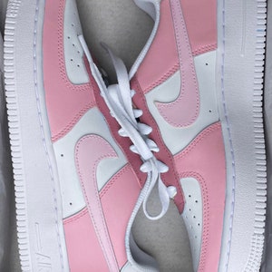 Custom Nike Air Force X Pink Colour Block
