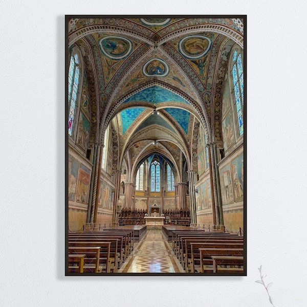 Basilica of St Francis in Assisi Italy Fine Art Travel Photography, Wall Decor,  All Occasion Gift